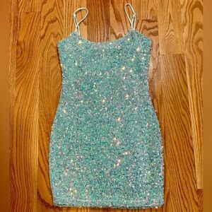 Velvi Julliette Mint Mini Dress XS